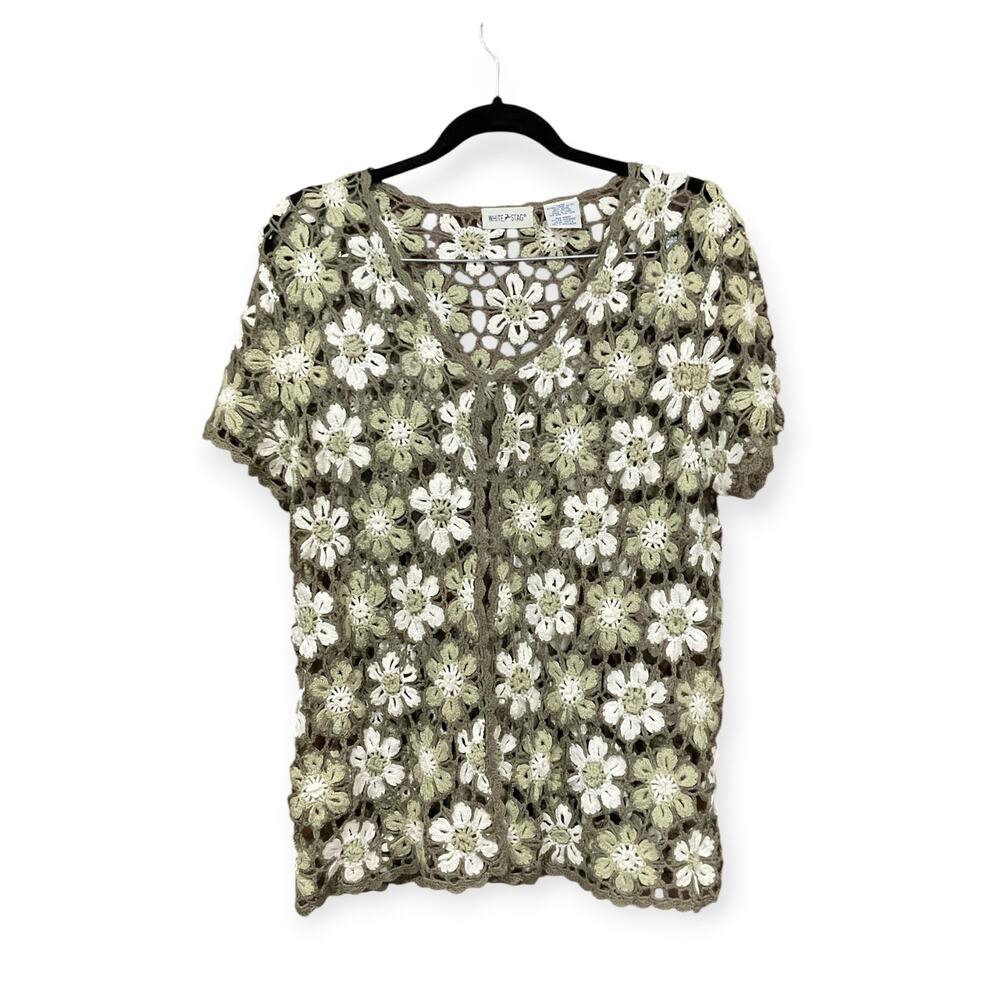 White Stag Crotchet Top Women Large
